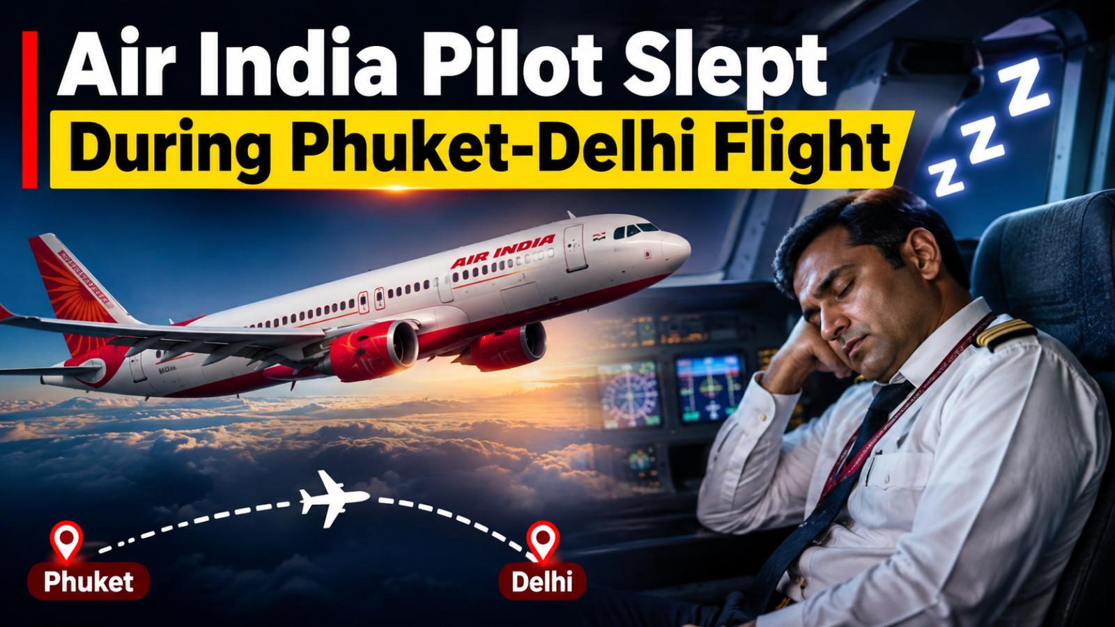 Air India Pilot Slept Before AI2379 Lost 300 Feet Mid-Air