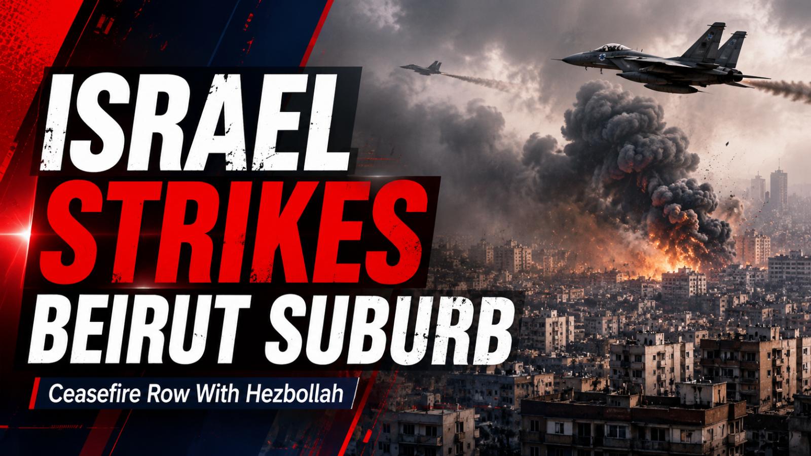 Israel Orders Strikes on Beirut’s Dahiyeh After Hezbollah Ceasefire Violations