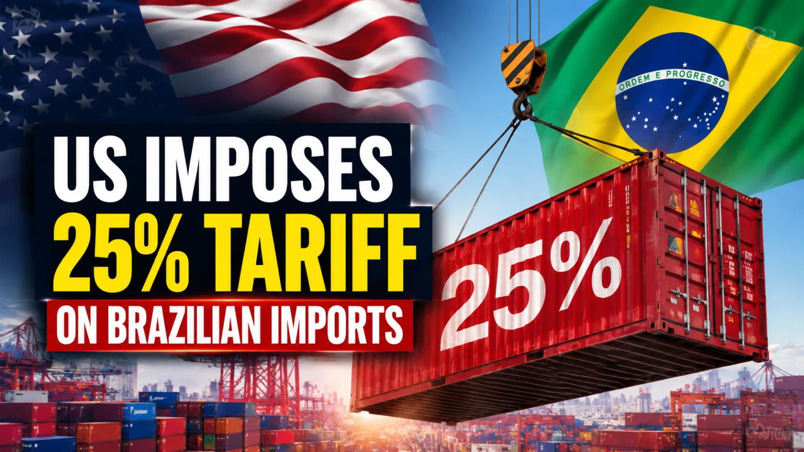 US Imposes 25% Tariff on Brazilian Imports After USTR Probe