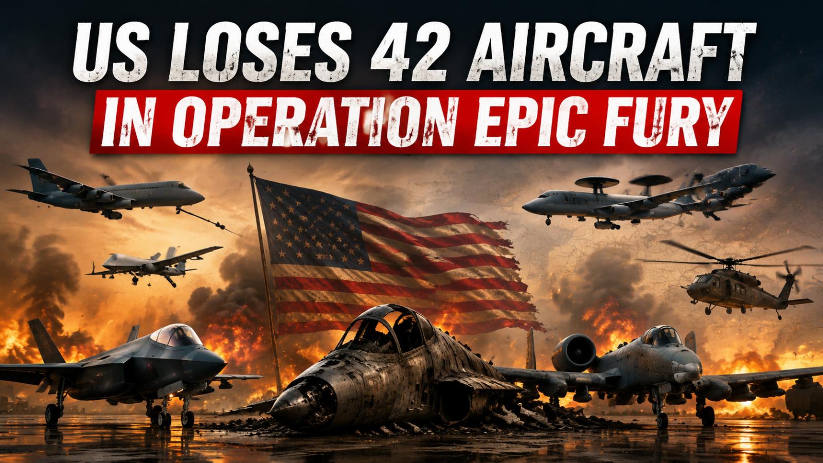Massive US Aircraft Losses Reported During Operation Epic Fury