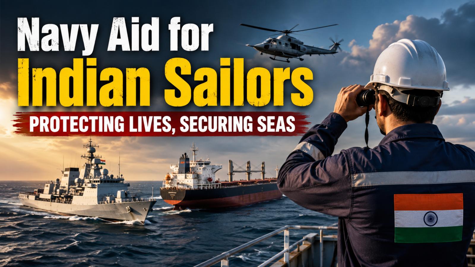 Navy Aid for Indian Sailors Sought After Red Sea Ship Sinks