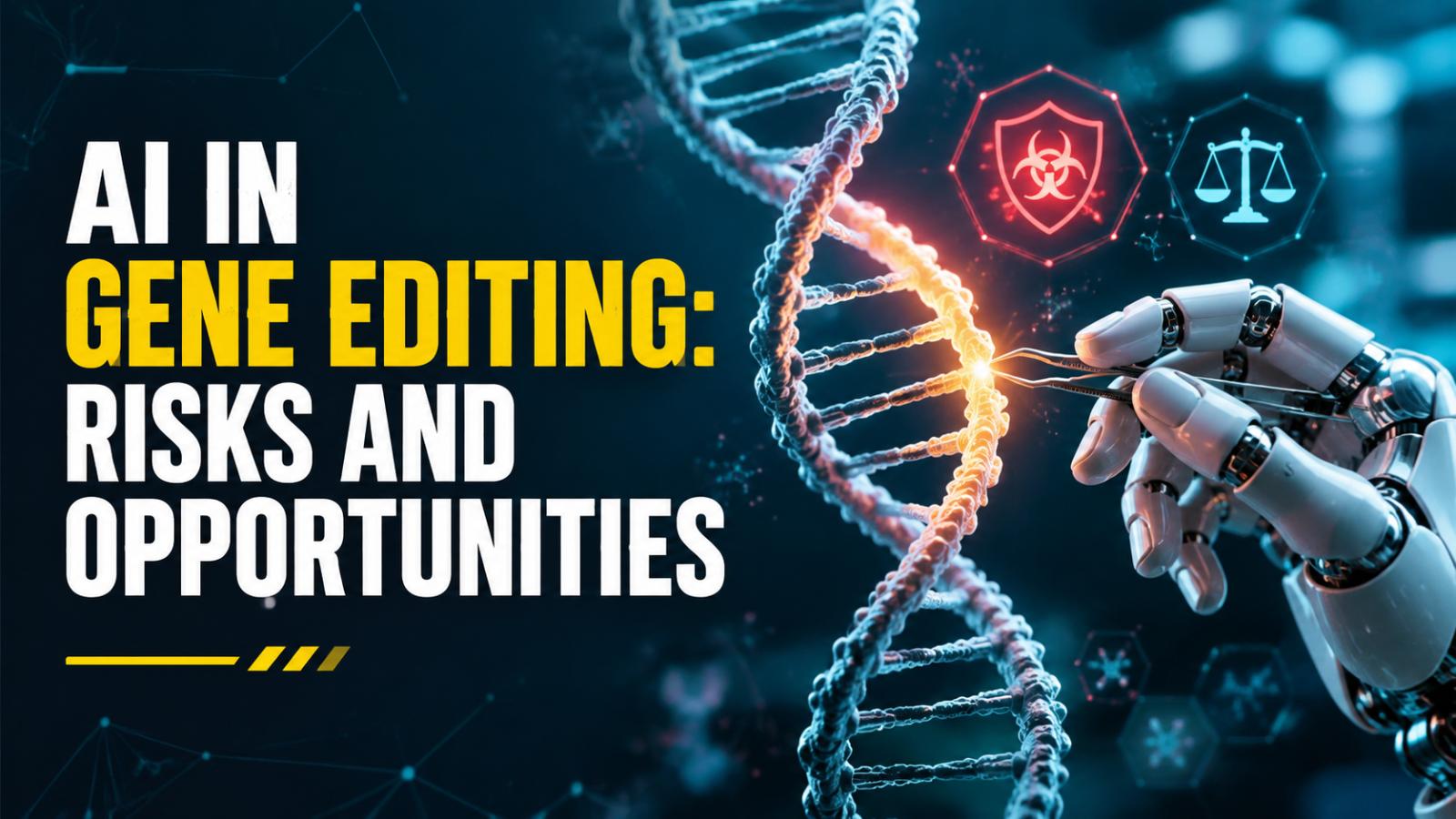AI in Gene Editing: Medical Advances and Biosecurity Concerns