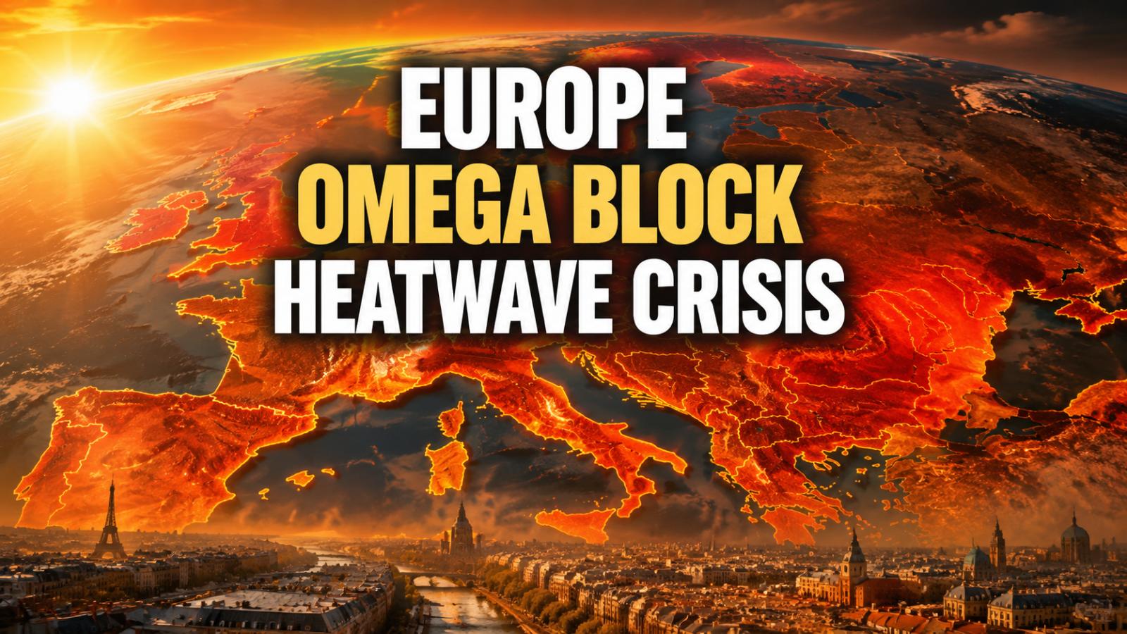 Europe omega block heatwave drives deadly temperature surge