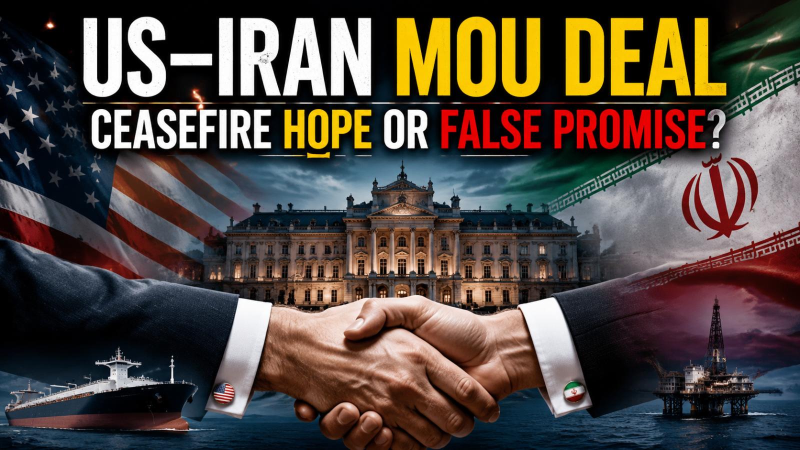 US Iran MoU deal raises doubts over ceasefire framework