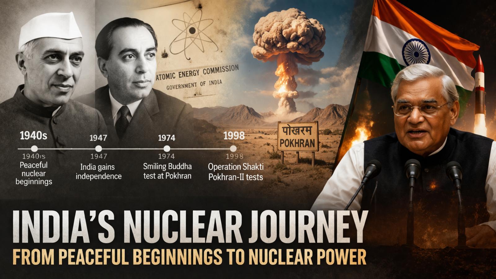 India's nuclear program From Smiling Buddha to Operation Shakti