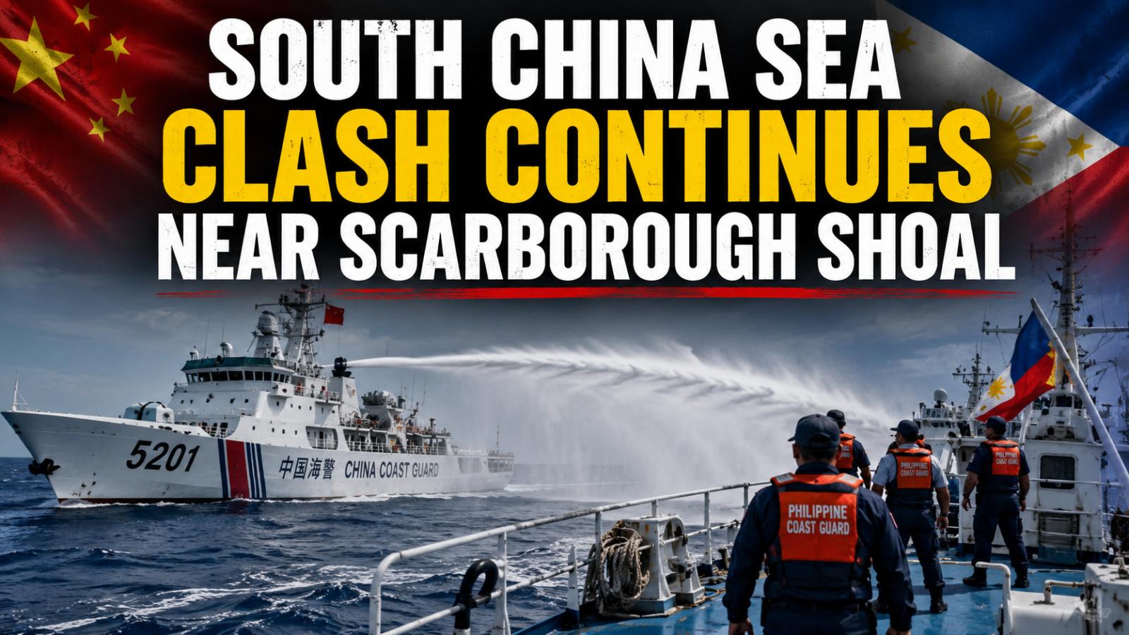 South China Sea Clash Near Scarborough Shoal Escalates Aga