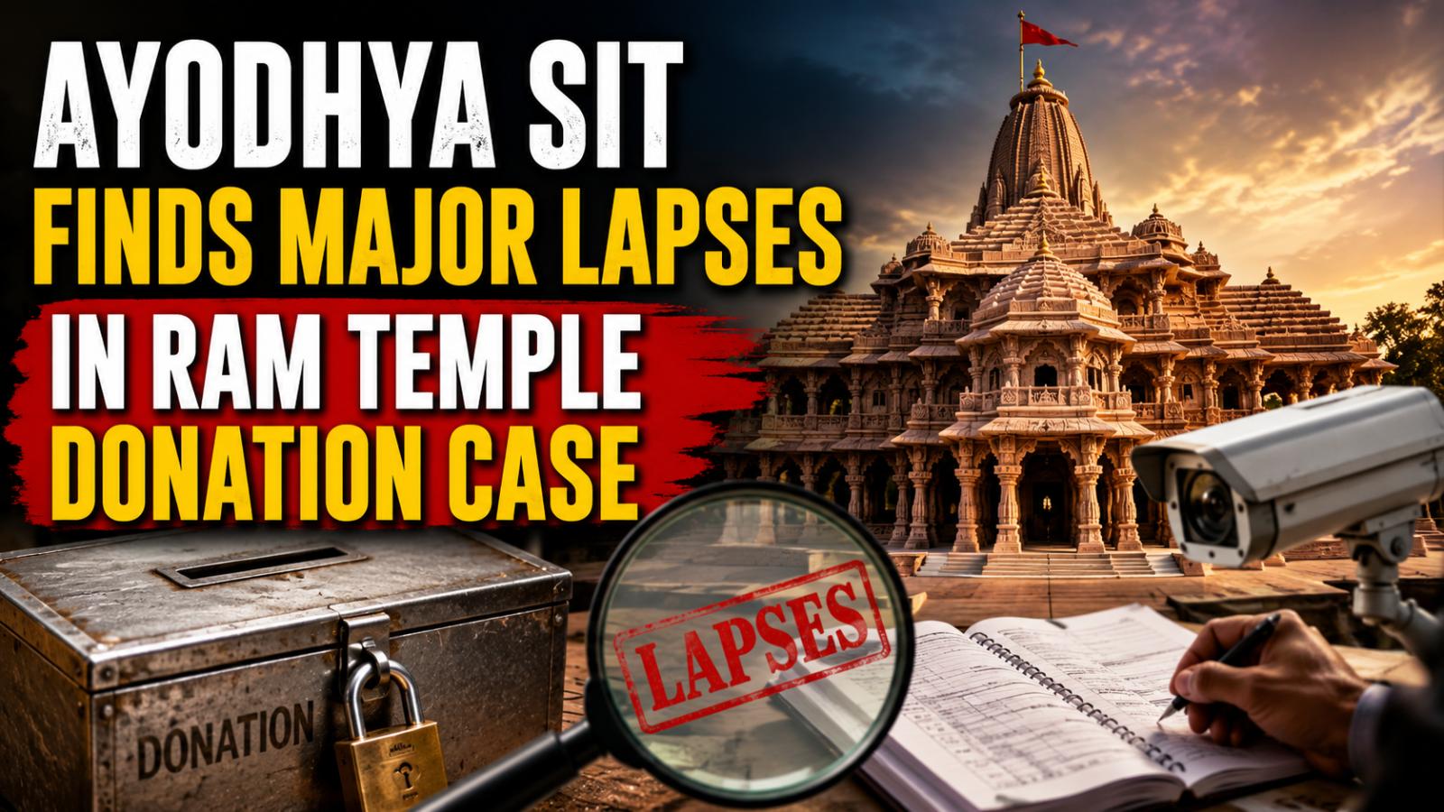 Ayodhya SIT Finds Major Lapses in Ram Temple Donation Case