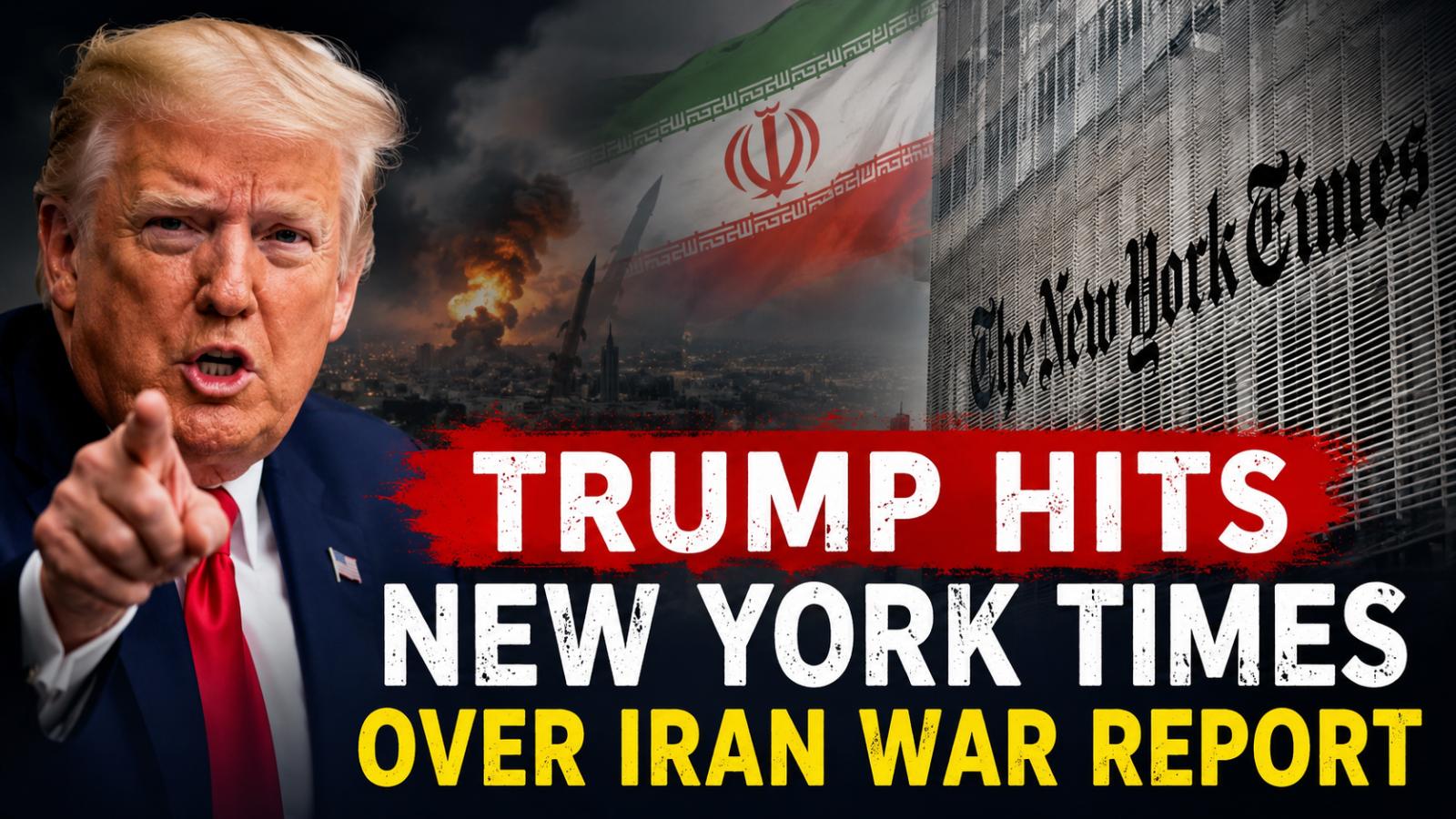 Trump threatens legal action over Iran report