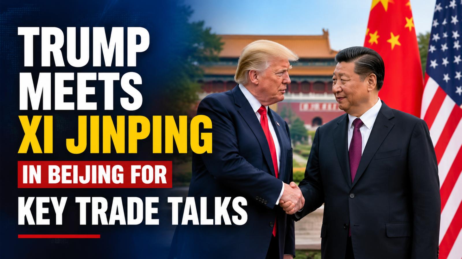 Trump meets Xi Jinping in Beijing for key trade talks