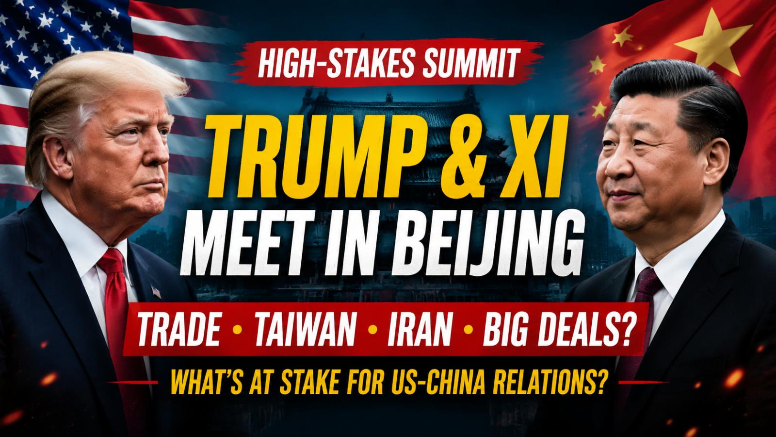 US-China Summit: Trump and Xi Discuss Trade, Taiwan, and Iran
