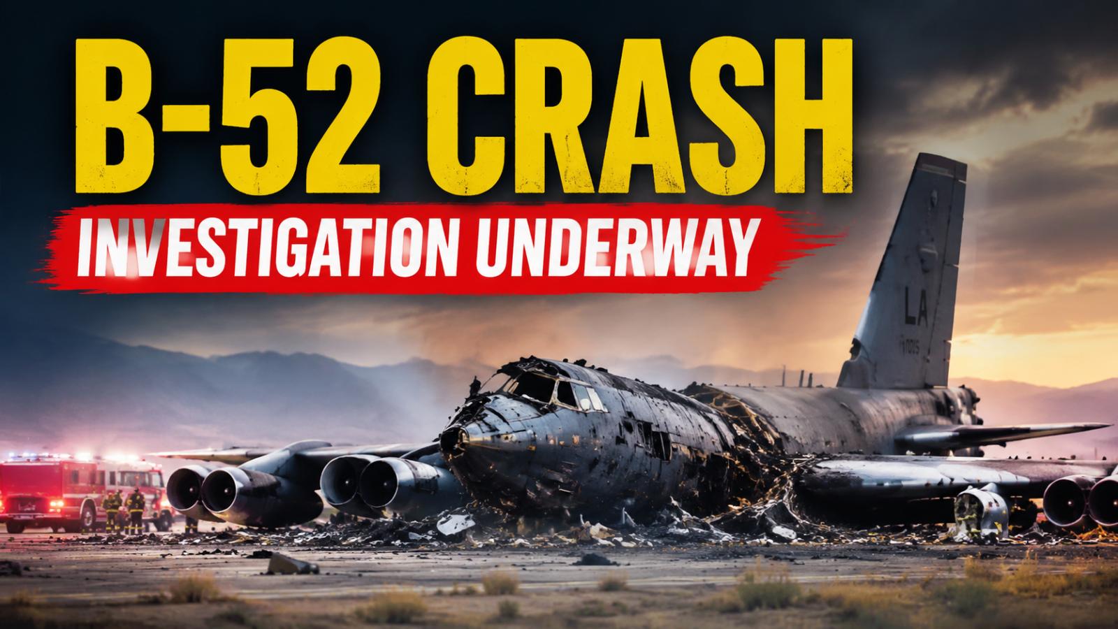 B-52 crash at Edwards Air Force Base under investigation