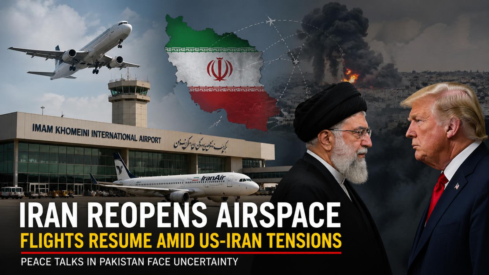 Iran airspace resumes operations amid ongoing US-Iran conflict tensions