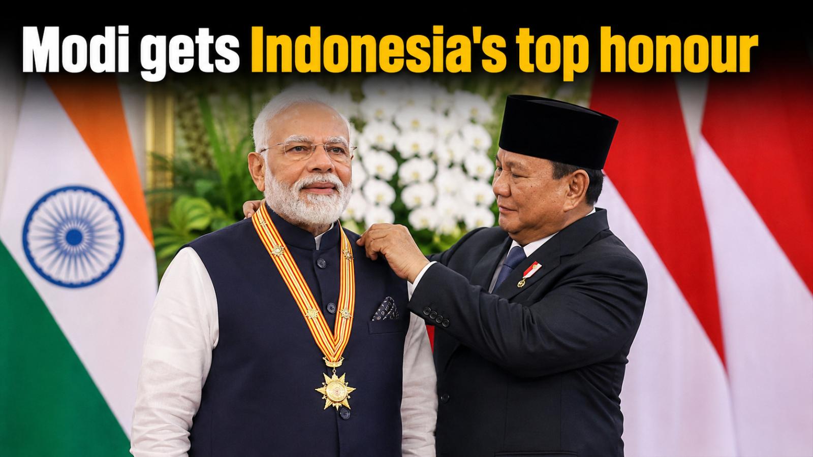 PM Modi receives Bintang Adipurna award