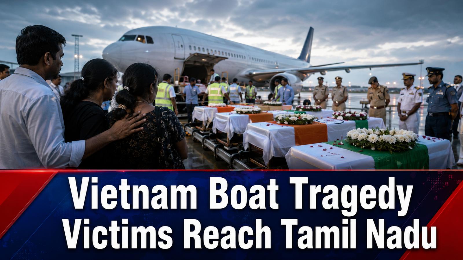 Vietnam Boat Tragedy Victims’ Remains Reach Tamil Nadu