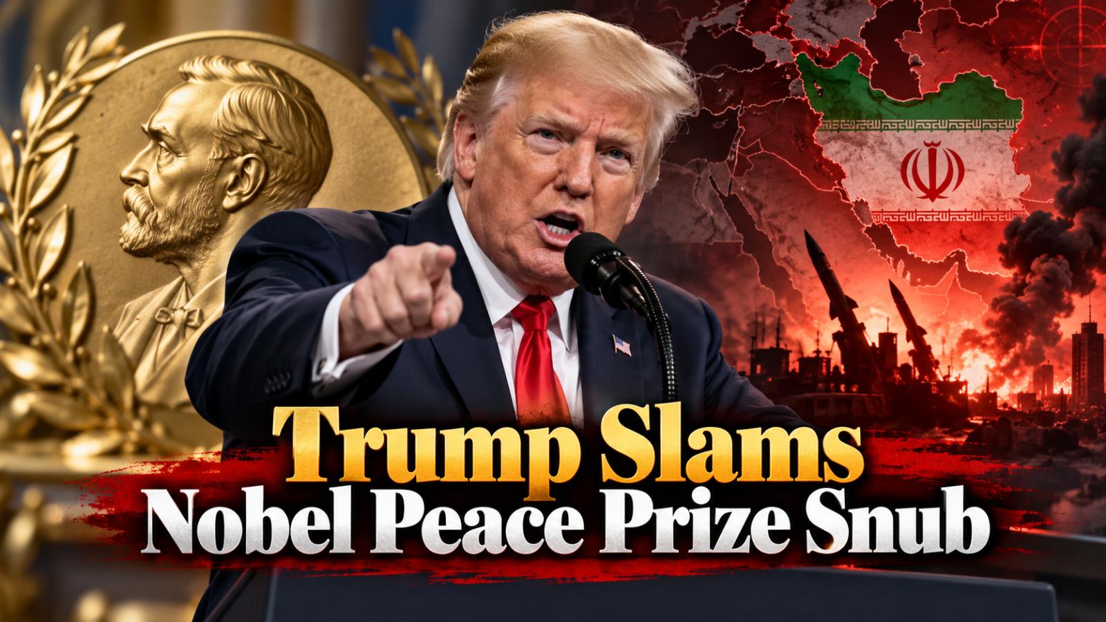 Trump Nobel Peace Prize 2026 Snub Sparks Iran Warning
