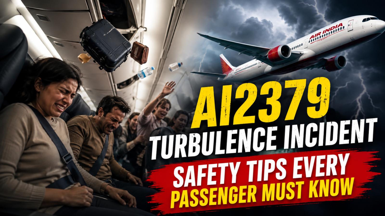Air India AI2379 Turbulence: Essential Flight Safety Tips
