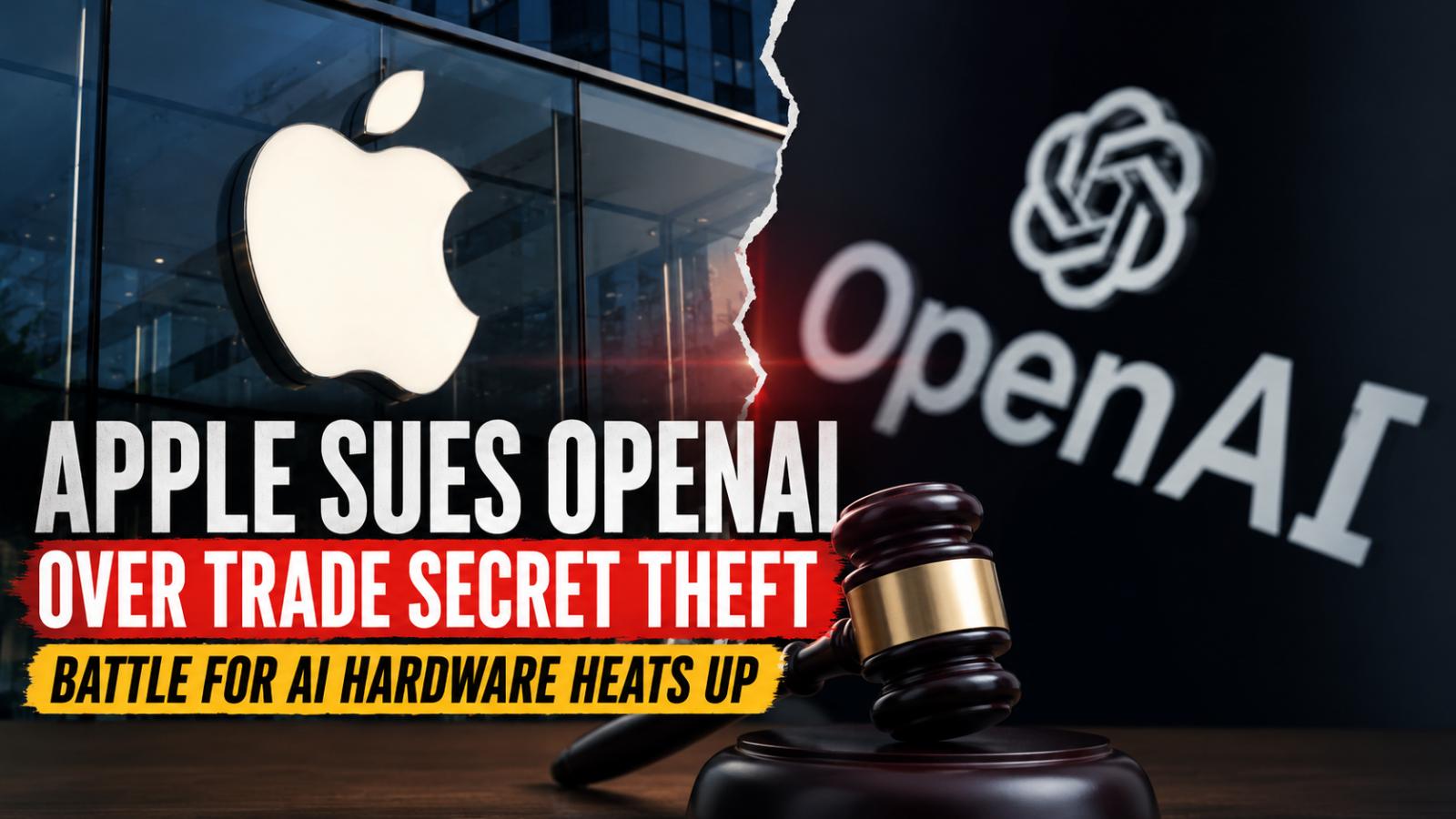 Apple Lawsuit Accuses OpenAI of Stealing Trade Secrets