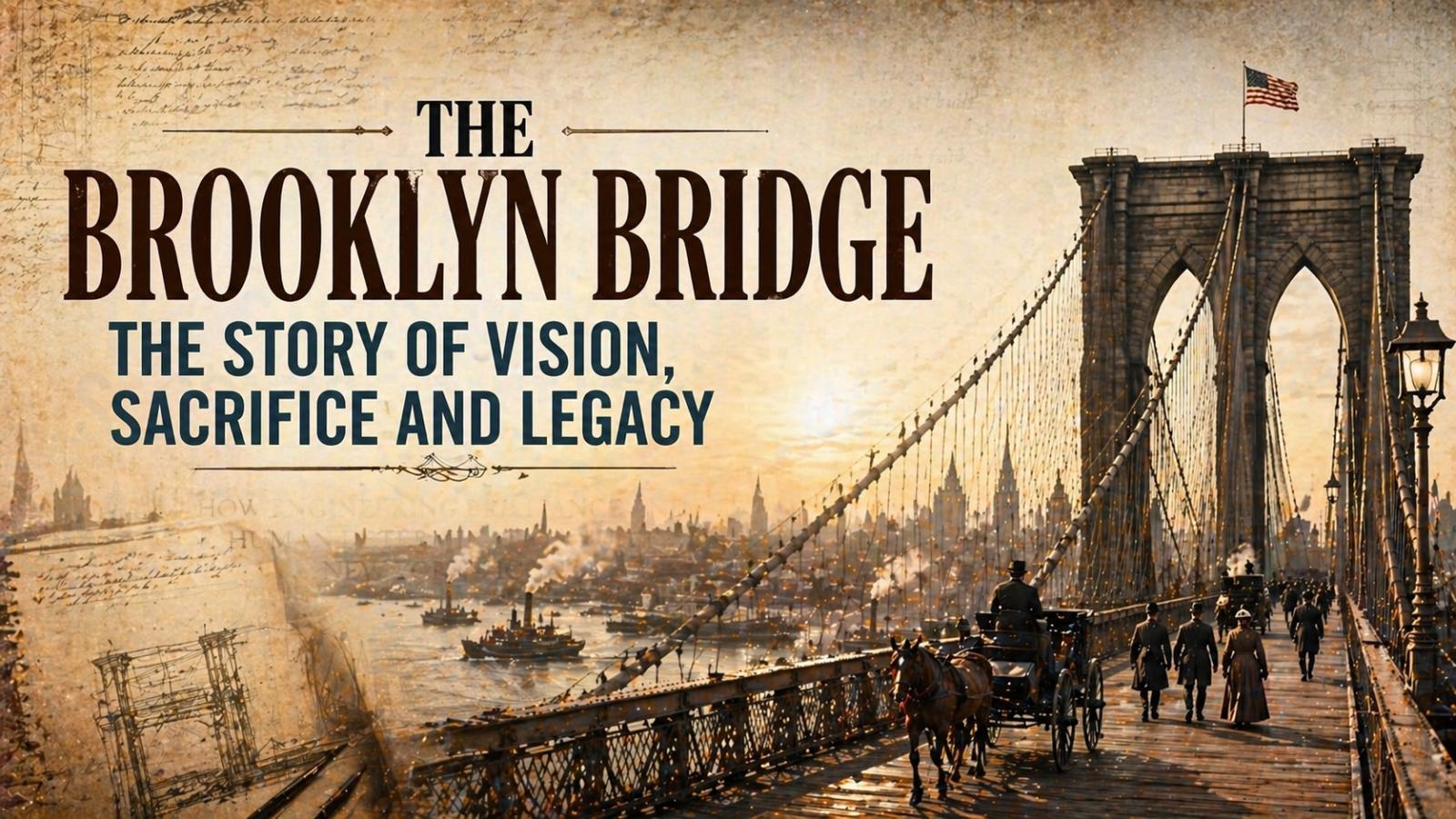 Brooklyn Bridge story the vision, tragedy, and legacy behind New York’s icon