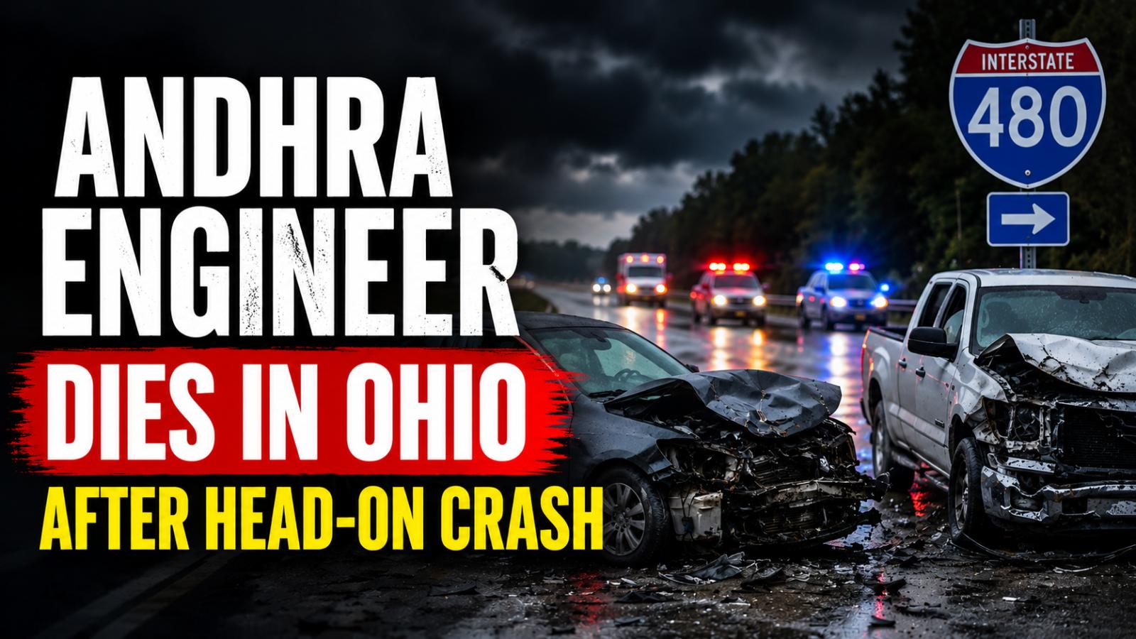 Andhra engineer dies in Ohio after I-480 head-on crash