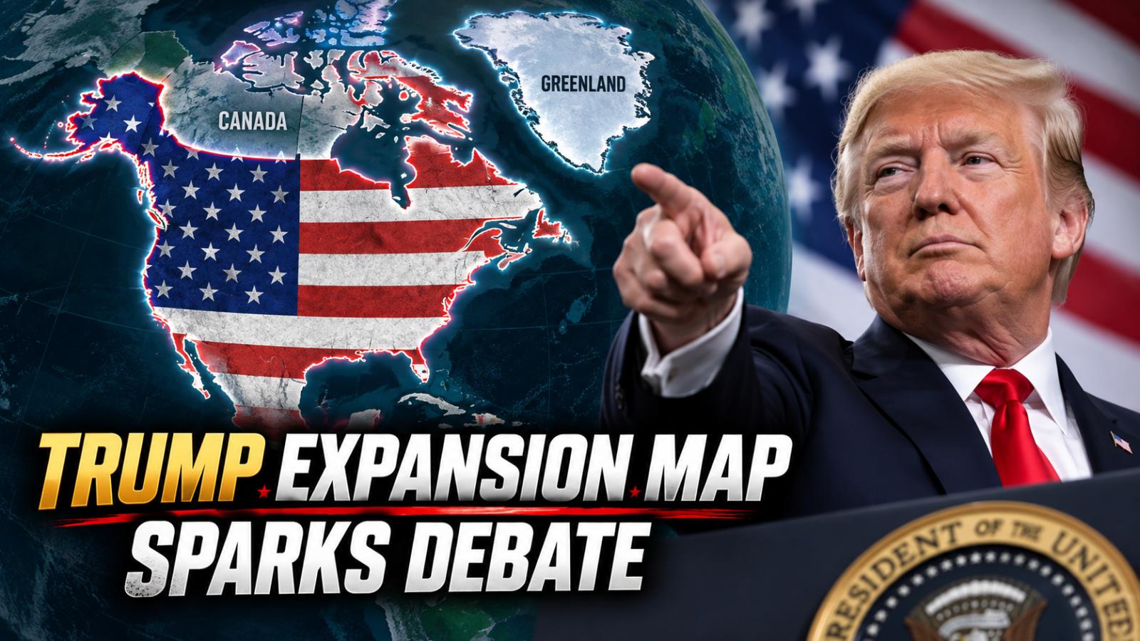 Trump Expansion Map Fuels Debate After Truth Social Posts
