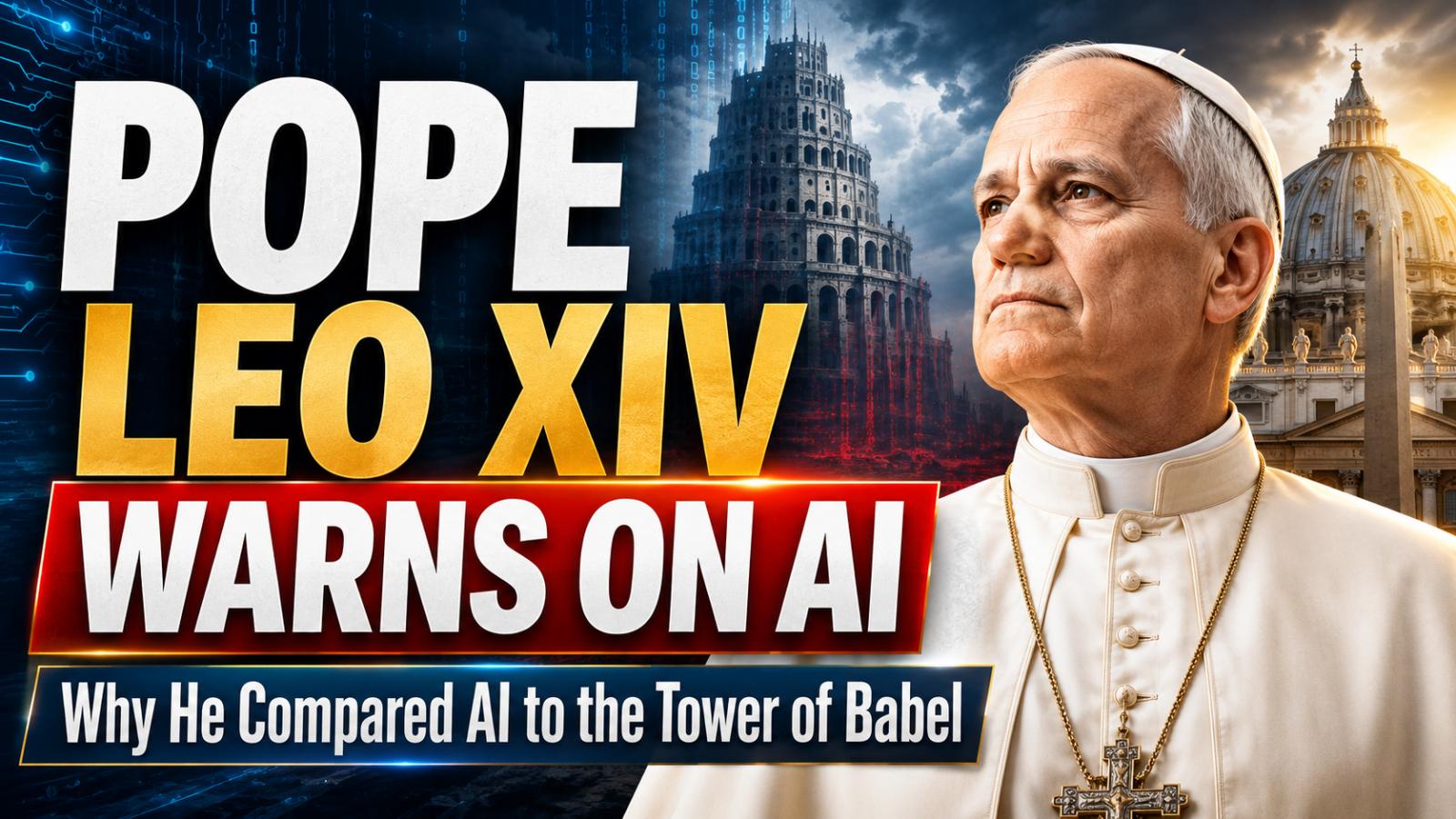 Pope Leo XIV AI Warning Explained: Tower of Babel Meaning, Ethical AI Rules and Human Dignity