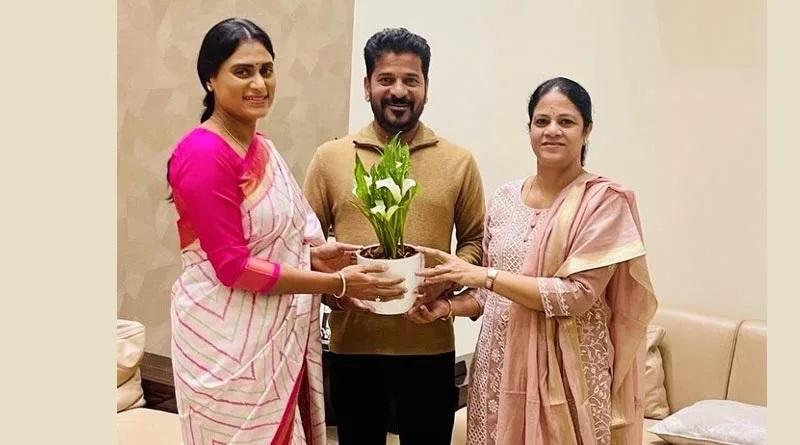 Sharmila meets Revanth Reddy ahead of AP Polls What's up
