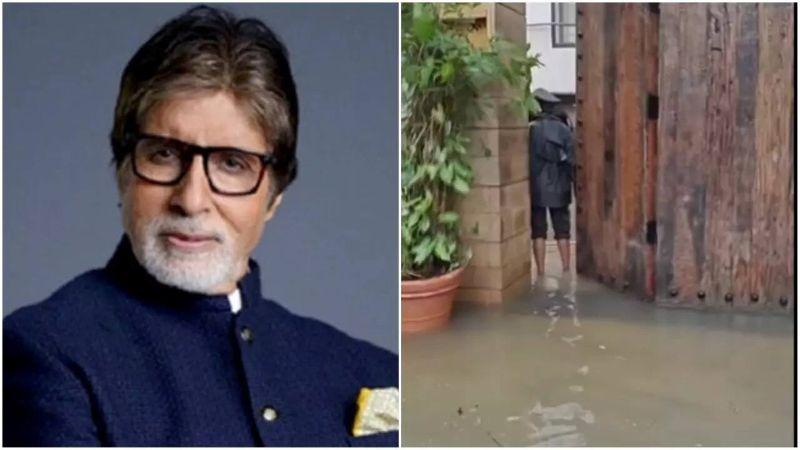 Amitabh Bachchan’s Juhu Bungalow Prateeksha Flooded Amid Heavy Mumbai Rains