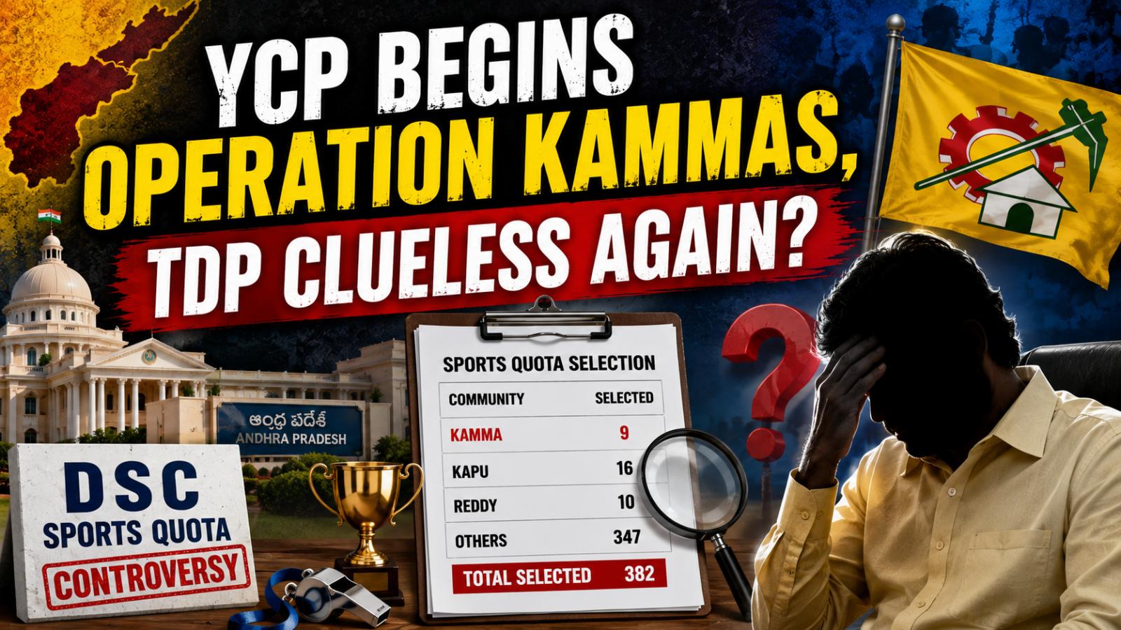 YCP’s DSC caste claim puts TDP on defensive again