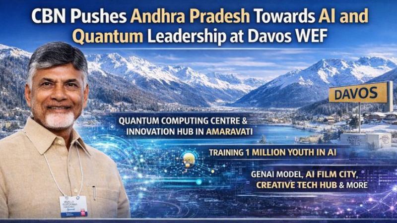 CBN Pushes Andhra Pradesh Towards AI and Quantum Leadership at Davos WEF