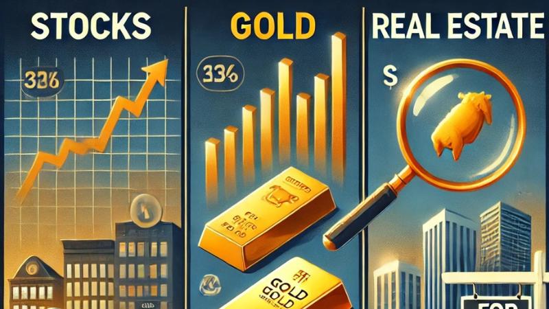 Stocks, Gold, or Real Estate Which Investment Can Help You Build Wealth in 2024