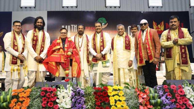 Mohan Babu University Celebrates 2nd Graduation Day, Honors Padma Shri Shivamani and Vijay Darda with Honorary Doctorates