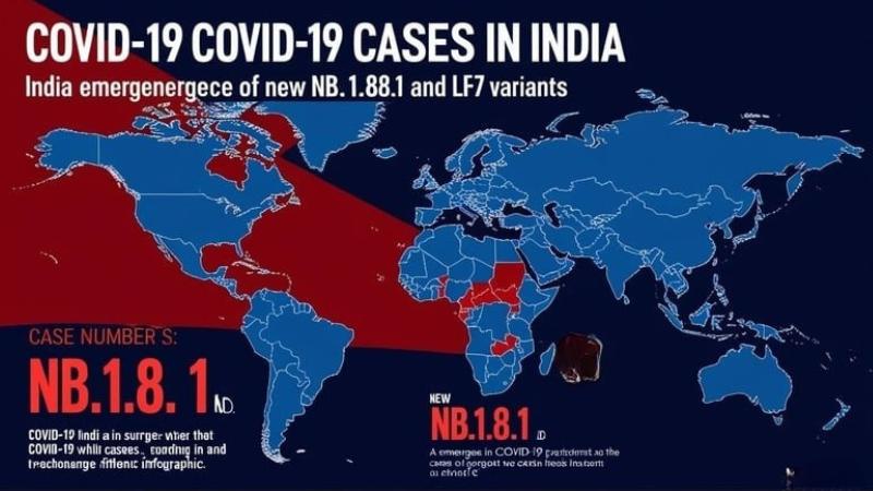 Covid Cases Surge in India New NB.1.8.1 & LF.7 Variants Found