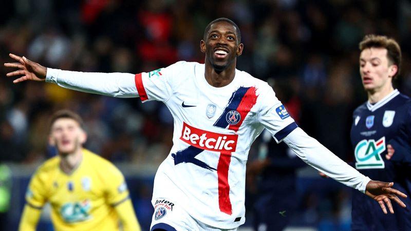 PSG Stun Dunkerque 4-2 After Early Scare to Reach French Cup Final Against Reims or Cannes