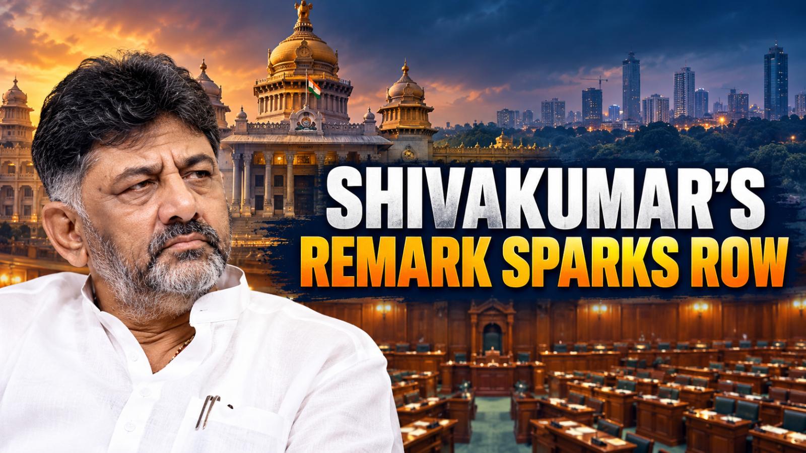 DK Shivakumar’s Two Marriages Remark Sparks Assembly Row