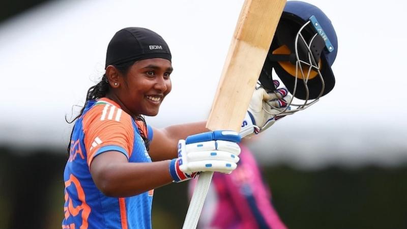 Gongadi Trisha Credits Mithali Raj for Century in U-19 World Cup