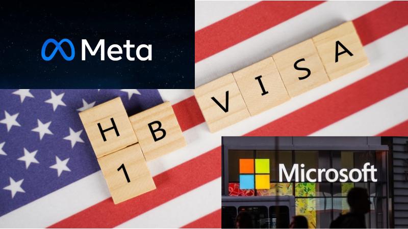 Meta, Microsoft Warn H-1B Visa Holders: Stay In US Or Return Within 24 Hours