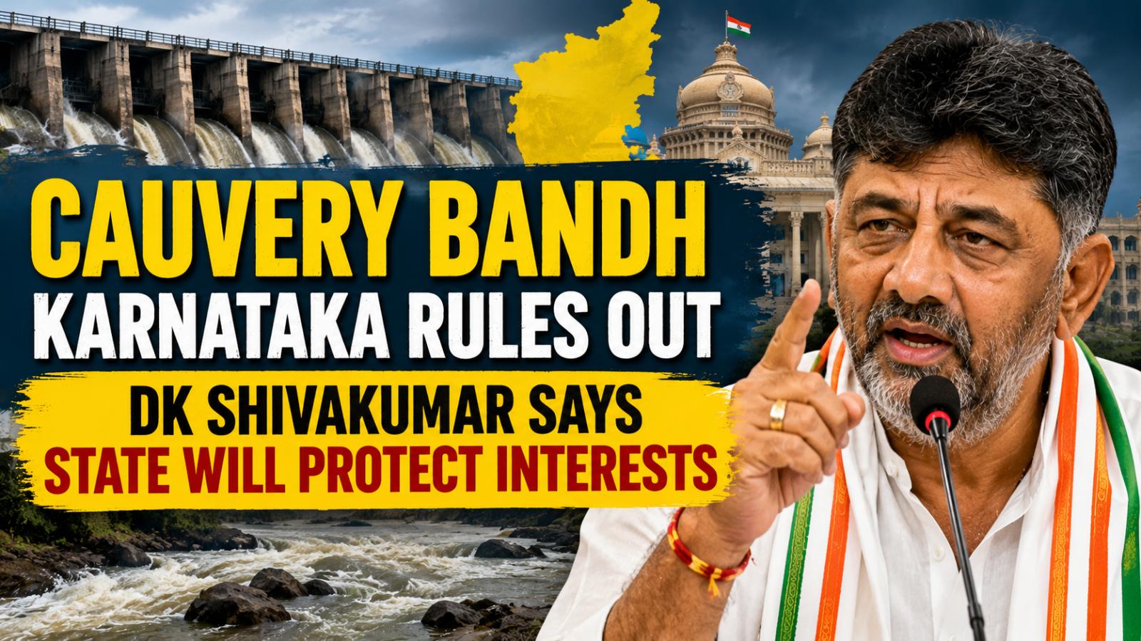 Cauvery Bandh: Karnataka CM Urges Unity Amid Water Row