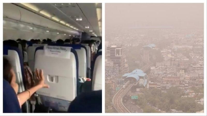 IndiGo Flight Aborts Delhi Landing Amid Storm
