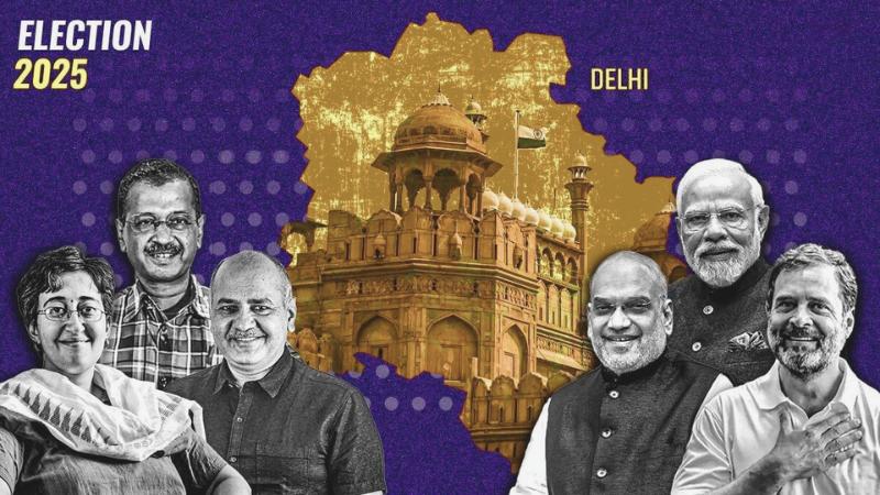 BJP Stuns Delhi with Landslide Victory, Unseats AAP After a Decade in Power
