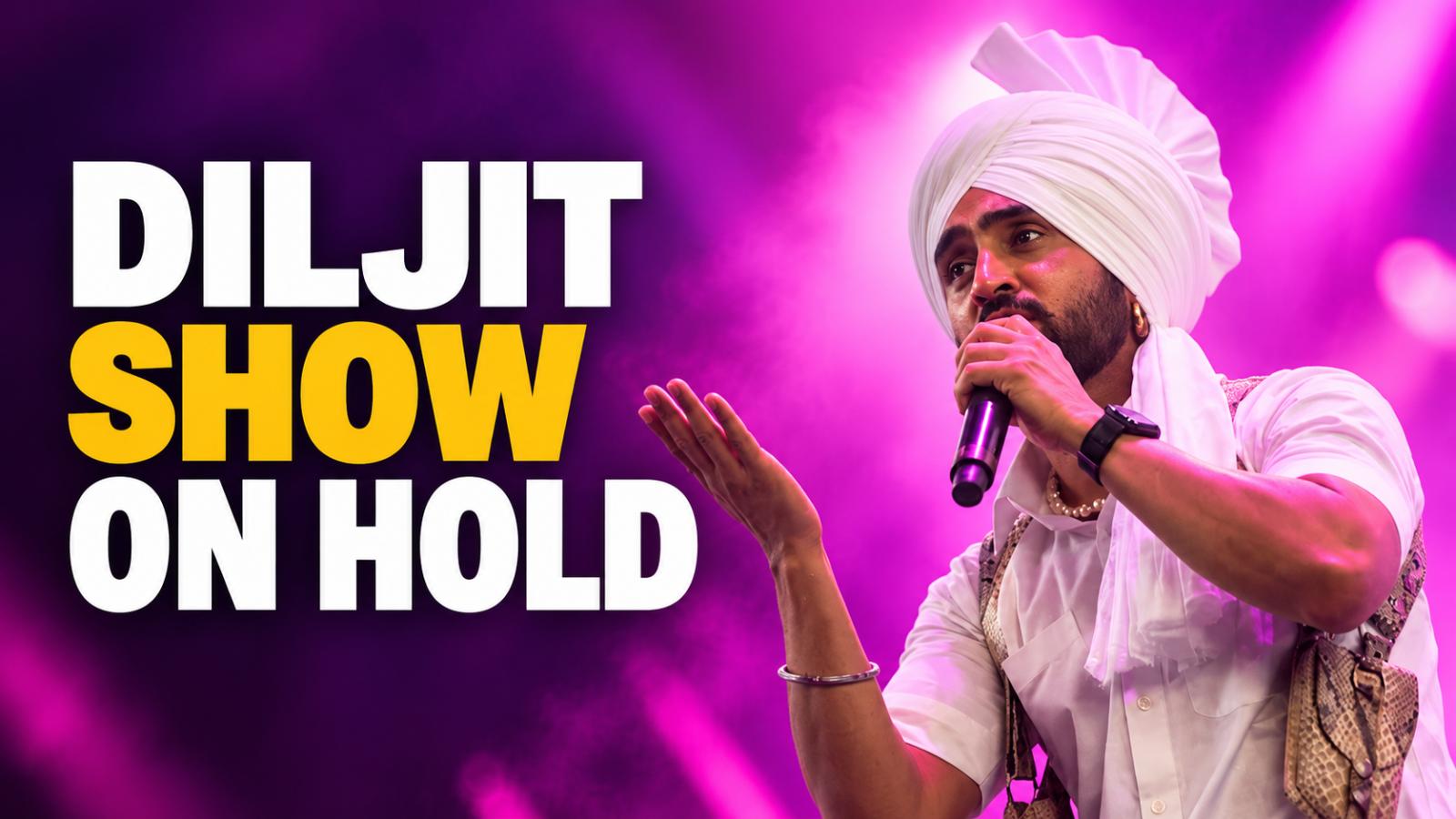 Diljit Dosanjh Delhi Concert Denied Permission Over Security Concerns