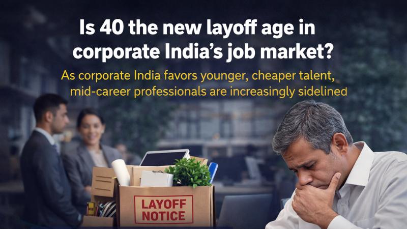 Is 40 The New Layoff Age In Corporate India’s Changing Job Market
