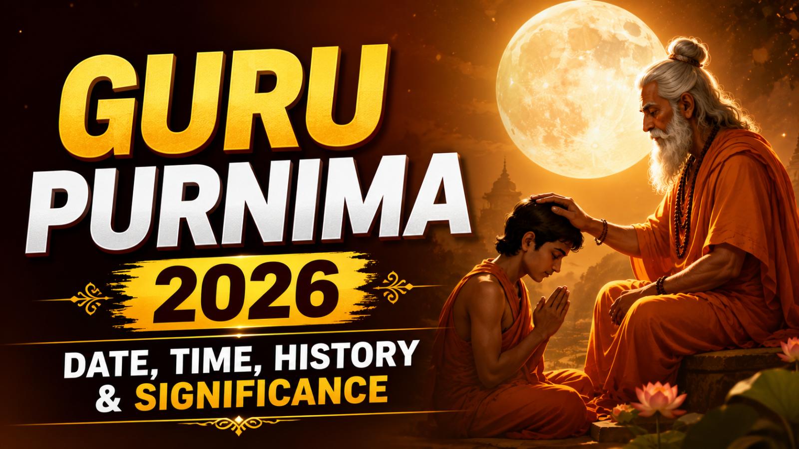 Guru Purnima 2026: Date, Time, History and Significance