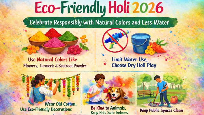 Eco-Friendly Holi 2026 Celebrate Responsibly with Natural Colors and Less Water