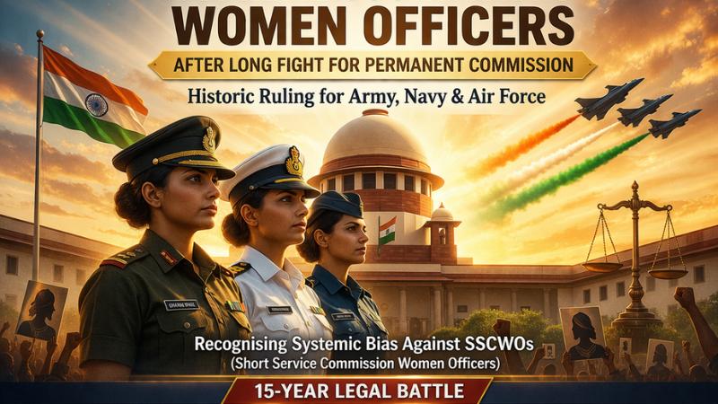 Supreme Court Grants Permanent Commission to Women Officers After 15-Year Fight