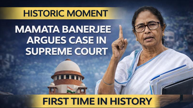 Historic Moment Mamata Banerjee Argues Case in Supreme Court
