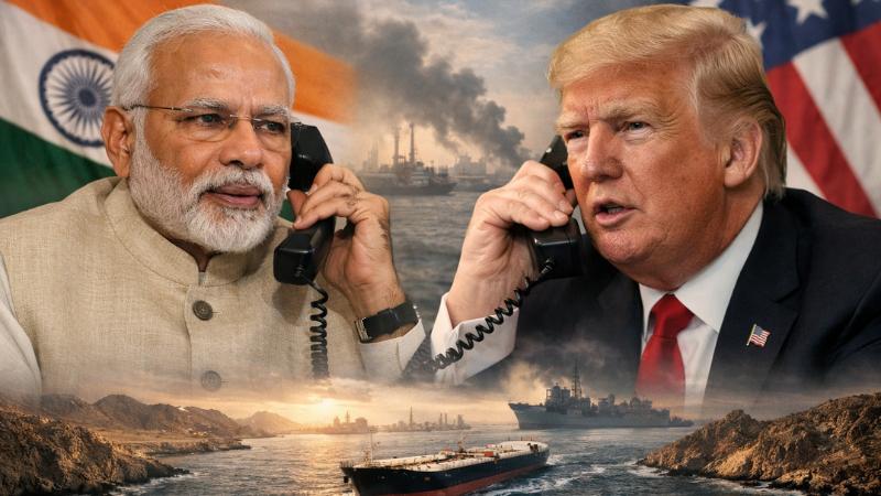 India Supports De-Escalation and Strait of Hormuz Access After Call with Trump
