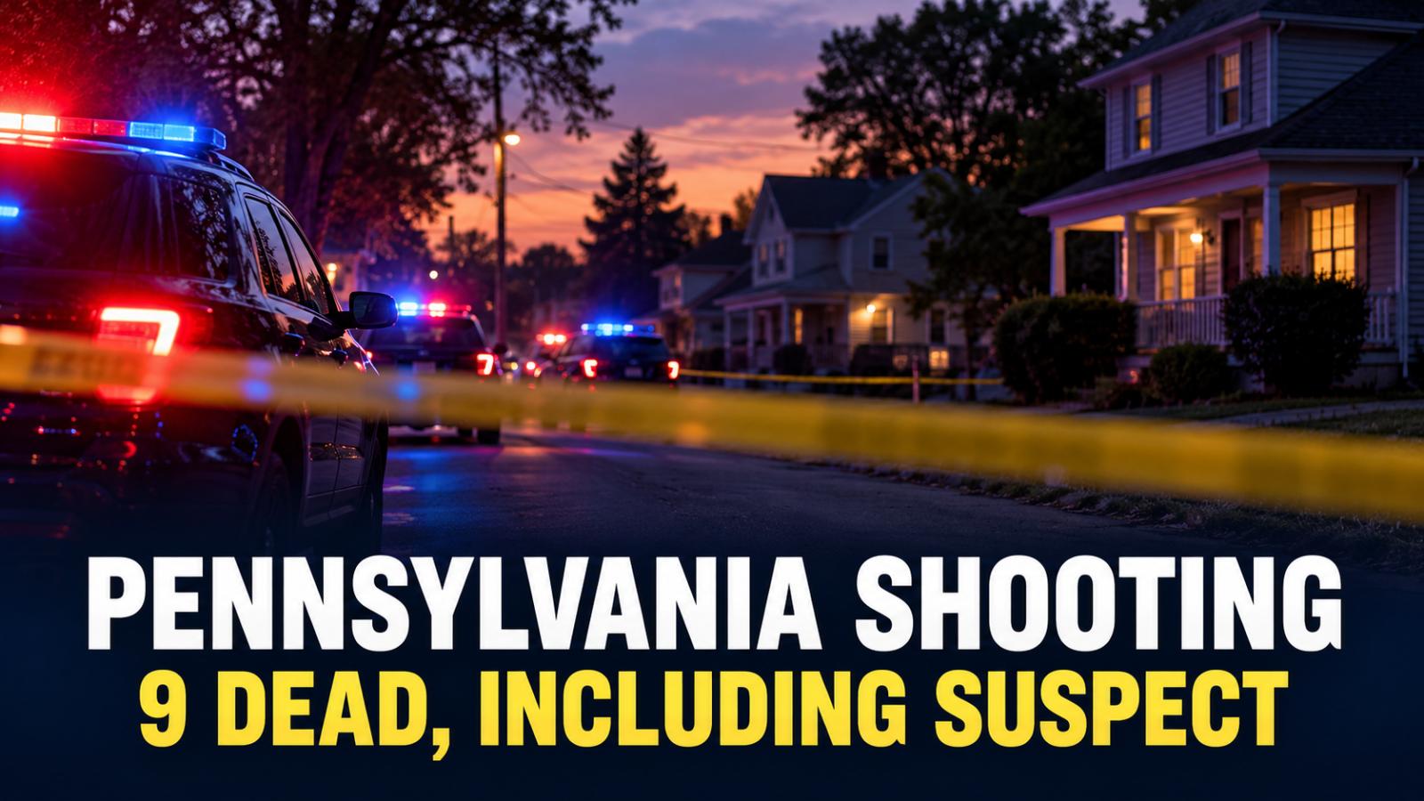 Pennsylvania Shooting Leaves 9 Dead, Including Suspect