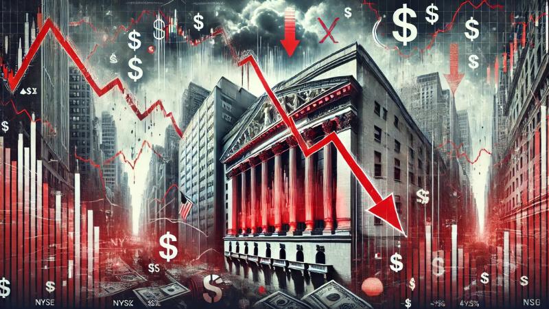 Wall Street Tumbles as Trump's Trade Policies Spark Fears of US Recession in 2025