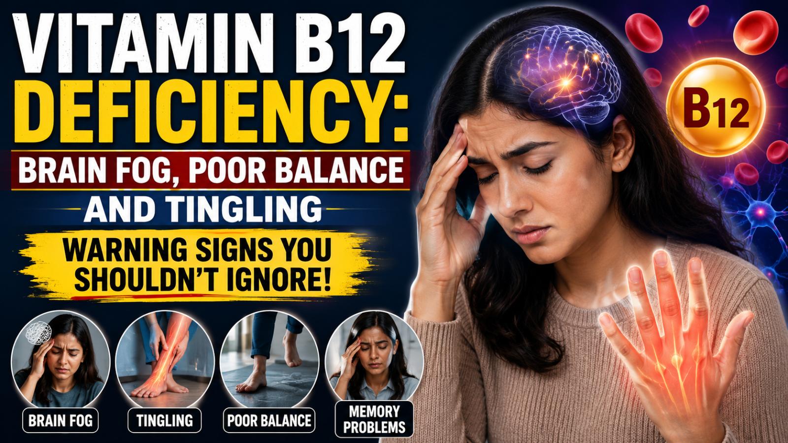 Vitamin B12 Deficiency Brain Fog, Tingling and Balance Signs