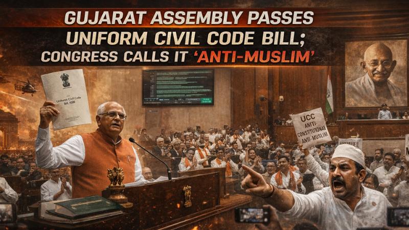 Gujarat Assembly Passes Uniform Civil Code Bill; Congress Calls it Anti-Muslim